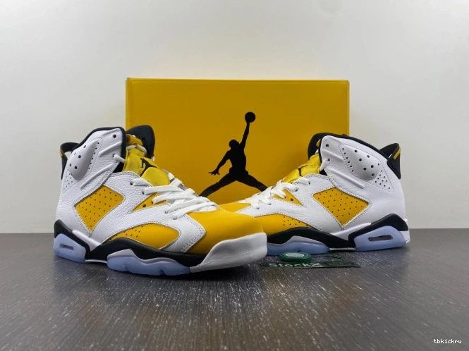 Cheap TBkick CT8529-170 Yellow Ochre Air 6 Jordan 0725